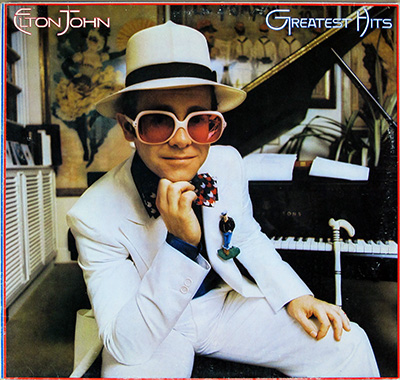 ELTON JOHN - Greatest Hits album front cover vinyl record